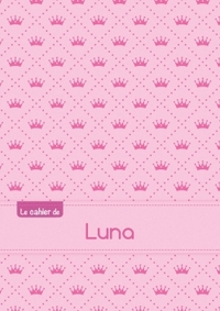 CAHIER LUNA BLANC,96P,A5 PRINCESSE