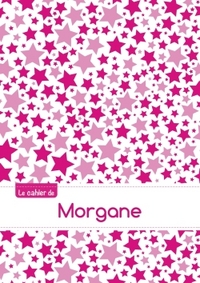 CAHIER MORGANE BLANC,96P,A5 CONSTELLATIONROSE