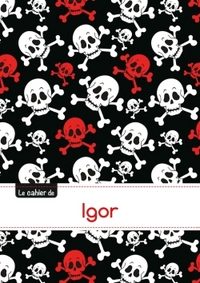 Le carnet d'Igor - Blanc, 96p, A5 - Têtes de mort