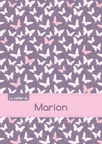 CAHIER MARION PTSCX,96P,A5 PAPILLONSMAUVE