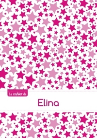 Le cahier d'Elina - Petits carreaux, 96p, A5 - Constellation Rose