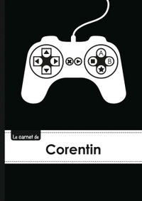 LE CARNET DE CORENTIN - LIGNES, 96P, A5 - MANETTE JEU VIDEO
