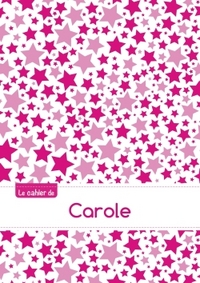 Le cahier de Carole - Petits carreaux, 96p, A5 - Constellation Rose