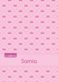 CAHIER SAMIA BLANC,96P,A5 PRINCESSE