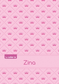 CAHIER ZINA BLANC,96P,A5 PRINCESSE