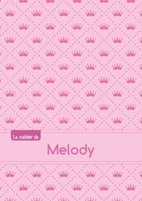 CAHIER MELODY SEYES,96P,A5 PRINCESSE