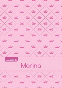 CAHIER MARINA BLANC,96P,A5 PRINCESSE