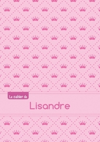 Le cahier de Lisandre - Blanc, 96p, A5 - Princesse