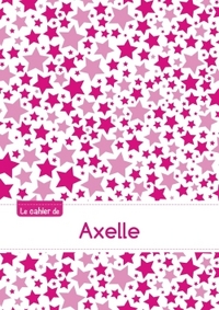 Le cahier d'Axelle - Petits carreaux, 96p, A5 - Constellation Rose