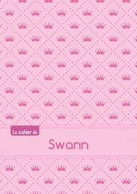 CAHIER SWANN BLANC,96P,A5 PRINCESSE