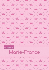 CAHIER MARIE FRANCE BLANC,96P,A5 PRINCESSE