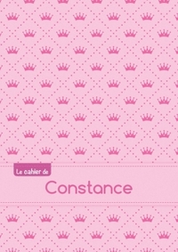 Le cahier de Constance - Petits carreaux, 96p, A5 - Princesse