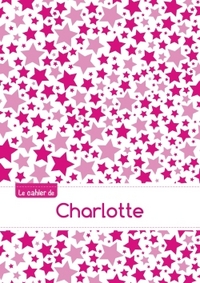 Le cahier de Charlotte - Petits carreaux, 96p, A5 - Constellation Rose