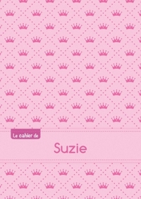 CAHIER SUZIE BLANC,96P,A5 PRINCESSE