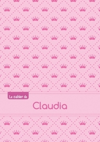 Le cahier de Claudia - Blanc, 96p, A5 - Princesse