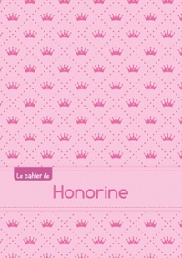 Le cahier de Honorine - Blanc, 96p, A5 - Princesse