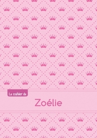 CAHIER ZOELIE BLANC,96P,A5 PRINCESSE