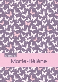 CAHIER MARIE HELENE SEYES,96P,A5 PAPILLONSMAUVE