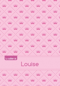 Le cahier de Louise - Petits carreaux, 96p, A5 - Princesse