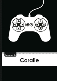LE CARNET DE CORALIE - LIGNES, 96P, A5 - MANETTE JEU VIDEO
