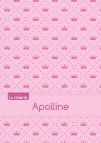 Le cahier d'Apolline - Blanc, 96p, A5 - Princesse