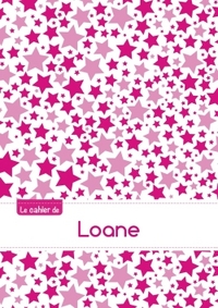 Le cahier de Loane - Blanc, 96p, A5 - Constellation Rose