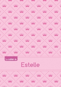 Le cahier d'Estelle - Blanc, 96p, A5 - Princesse
