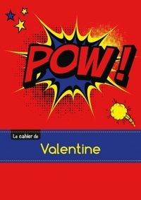 CARNET VALENTINE BLANC,96P,A5 COMICS