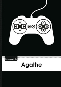 LE CARNET D'AGATHE - LIGNES, 96P, A5 - MANETTE JEU VIDEO