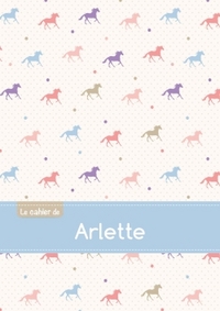 Le cahier d'Arlette - Séyès, 96p, A5 - Chevaux