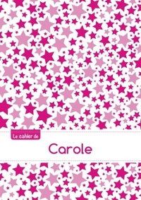 Le cahier de Carole - Blanc, 96p, A5 - Constellation Rose