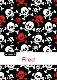 Le carnet de Fred - Blanc, 96p, A5 - Têtes de mort