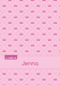 Le cahier de Jenna - Blanc, 96p, A5 - Princesse