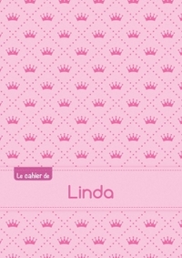 Le cahier de Linda - Blanc, 96p, A5 - Princesse