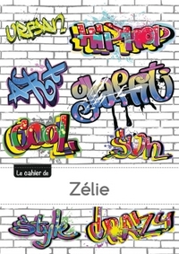 CARNET ZELIE BLANC,96P,A5 GRAFFITI