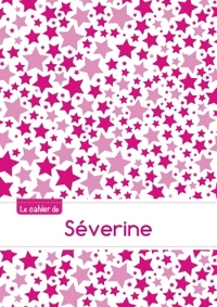 CAHIER SEVERINE BLANC,96P,A5 CONSTELLATIONROSE