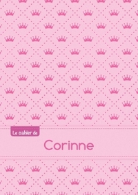 Le cahier de Corinne - Blanc, 96p, A5 - Princesse