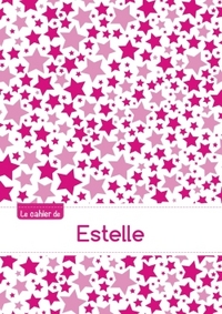 Le cahier d'Estelle - Blanc, 96p, A5 - Constellation Rose