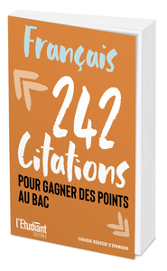 Français - 242 citations pour gagner des points au bac