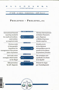 RESADDERSSE INTERNATIONAL : PROLEPSIS -PROLEPSE N°2