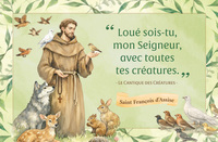 Carte prière Saint François d'Assise 01A (par 20)