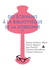 Des écrivains à la bibliothèque de la Sorbonne