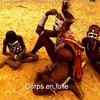 CORPS EN FOLIE CALENDRIER MURAL 2016 300 300 MM SQUARE