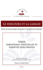 Varia, Variations