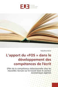 L'apport du «FOS » dans le développement des compétences de l'écrit