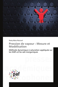 Pression de vapeur : mesure et modélisation