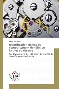 IDENTIFICATION DE LOIS DE COMPORTEMENT DE TOLES EN FAIBLES EPAISSEURS