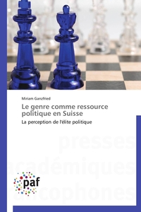Le genre comme ressource politique en suisse