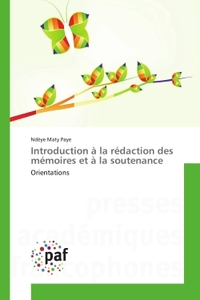 Introduction A la redaction des memoires et A la soutenance
