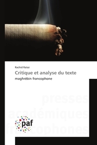 CRITIQUE ET ANALYSE DU TEXTE